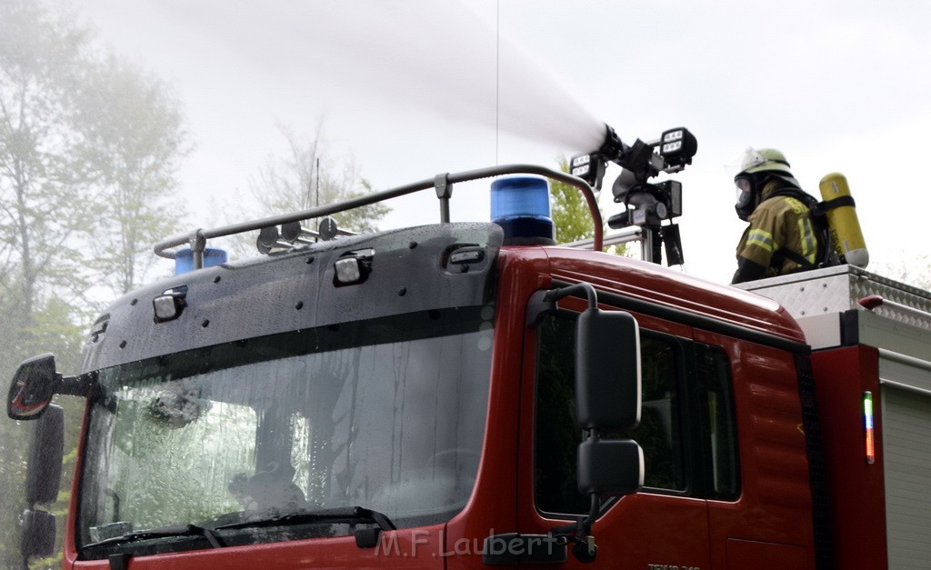 VU Gefahrgut LKW umgestuerzt A 4 Rich Koeln Hoehe AS Gummersbach P049.JPG - Miklos Laubert